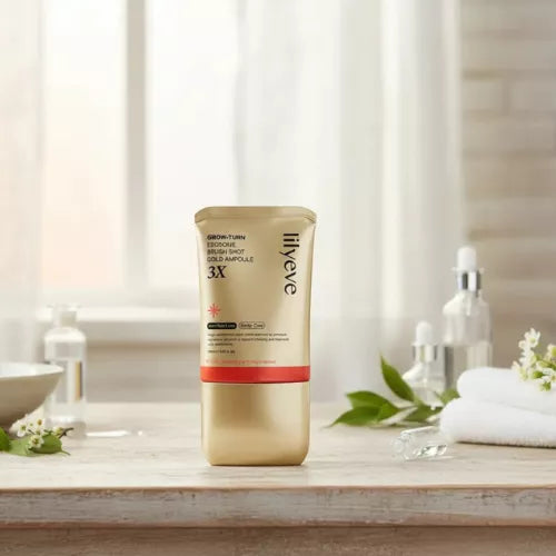 Lilyeve GROW:TURN EXOSOME Brush Shot Gold Ampoule 3X 140ml
